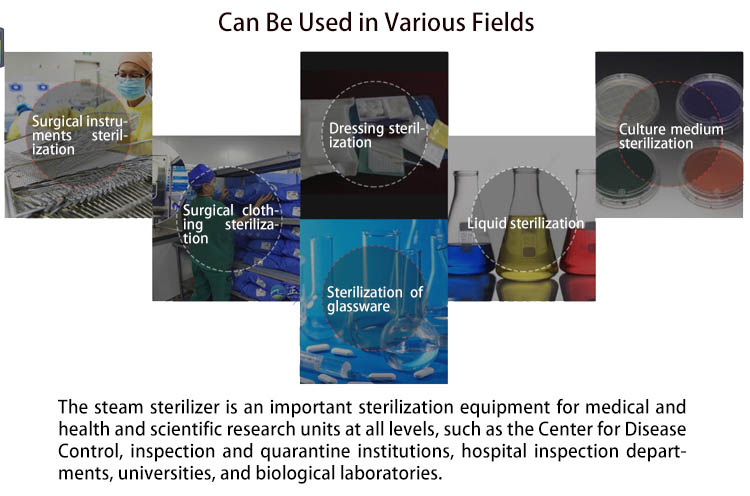 35L Medical vertical steam autoclave sterilizer