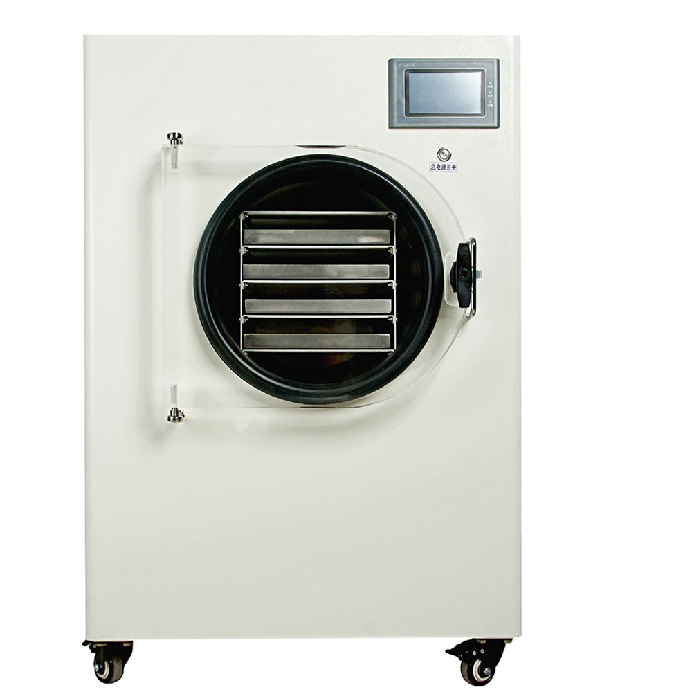 750W Home Use 0.1㎡ Vertical Vacuum Freeze Dryer Machine For Food