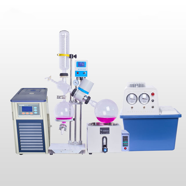 Selection of rotary evaporator and method of setting vacuum and temperature