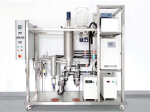 Short-range molecular distillation unit workflow