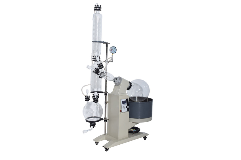 Industrial 50L rotary evaporator with electric lift