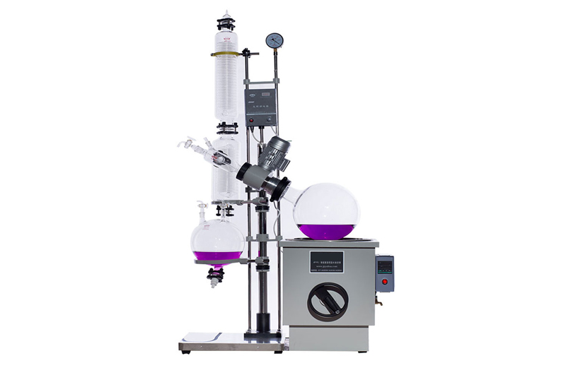 Industrial 50L rotary evaporator with hand lift