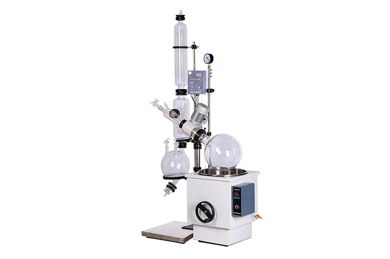 Industrial 50L rotary evaporator with hand lift